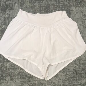 Offline by Aerie Women's White High-Waisted Shorts